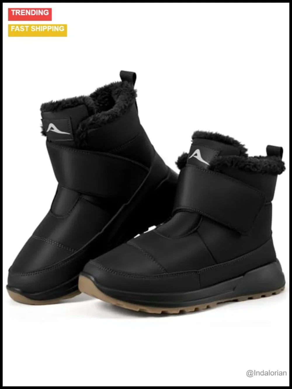 Waterproof Snow Boots with Plush Lining for Women